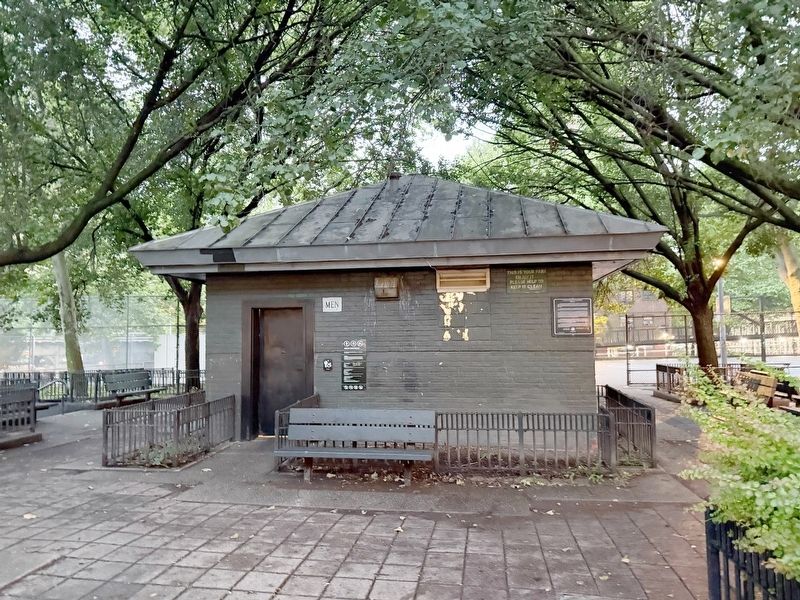 The comfort station in Captain Rivera Playground. Click for full size. The comfort station in Captain Rivera Playground image. Click for full size.