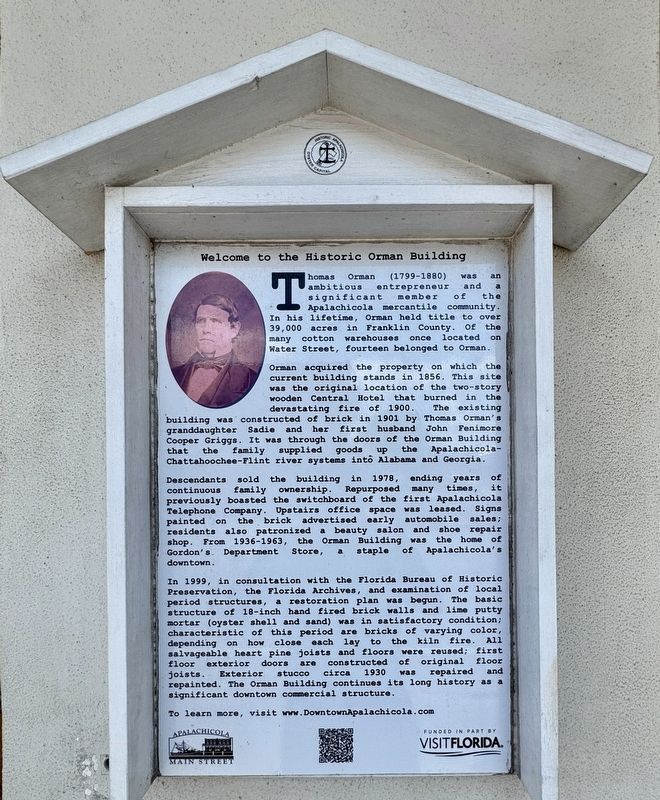 The Historic Orman Building Marker. Click for full size. The Historic Orman Building Marker image. Click for full size.