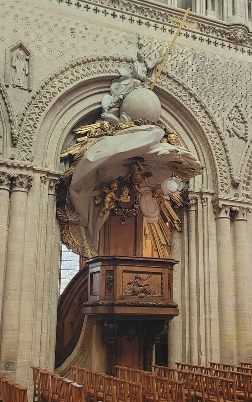 Pulpit at Bayeux Cathedral. Click for full size. Pulpit at Bayeux Cathedral image. Click for full size.