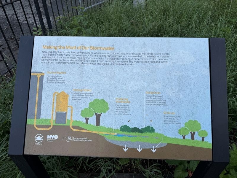 Signage on the grounds of St. Mary's Park. Click for full size. Signage on the grounds of St. Mary's Park image. Click for full size.