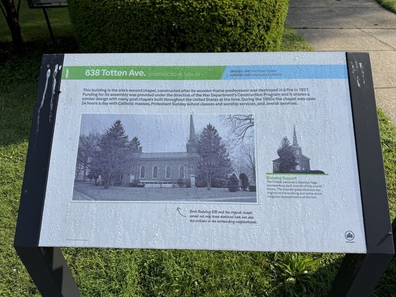 638 Totten Ave. Marker. Click for full size. 638 Totten Ave. Marker image. Click for full size.