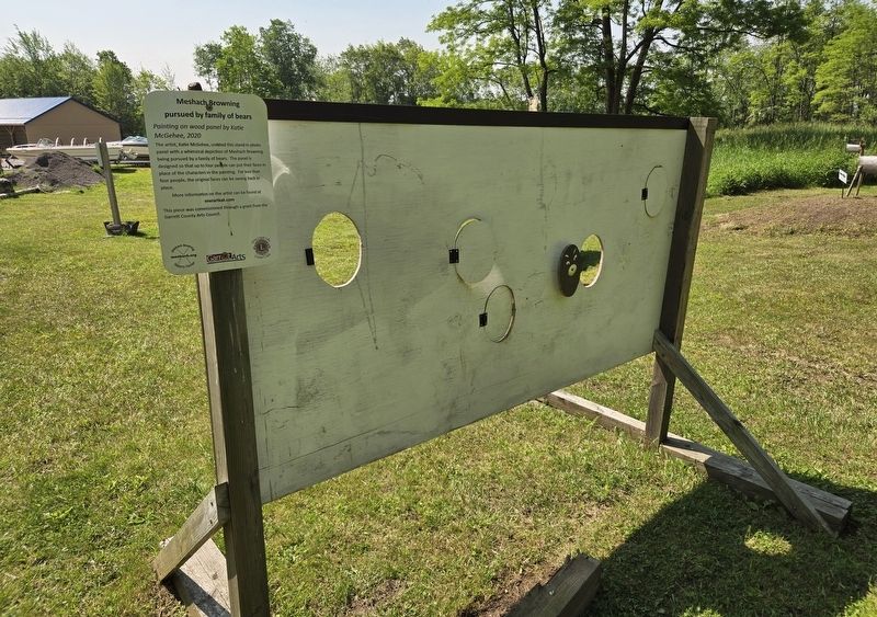 Meshach Browning pursued by family of bears Marker image. Click for full size.