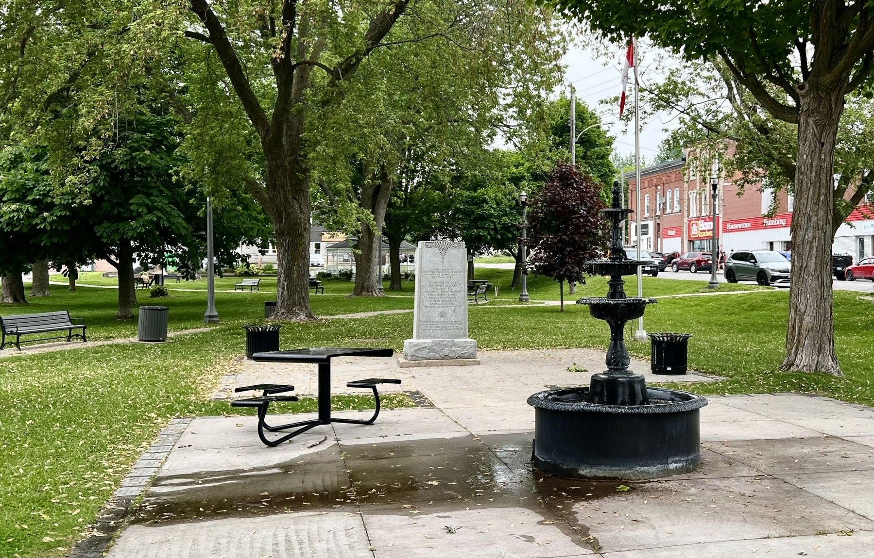 Colborne Cenotaph (World War II). Click for full size. Colborne Cenotaph (World War II) image. Click for full size.
