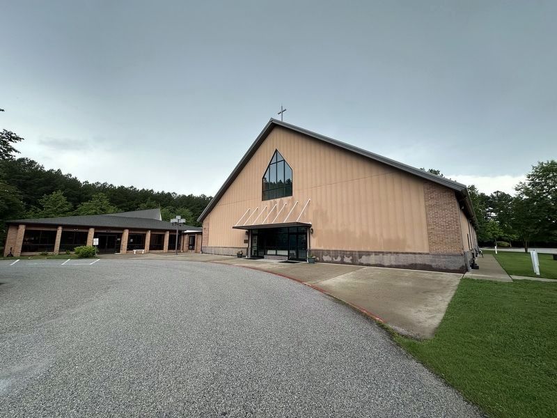 Christ Church Parish Sanctuary Marker - wide view of entire building. Click for full size. Christ Church Parish Sanctuary Marker - wide view of entire building image. Click for full size.