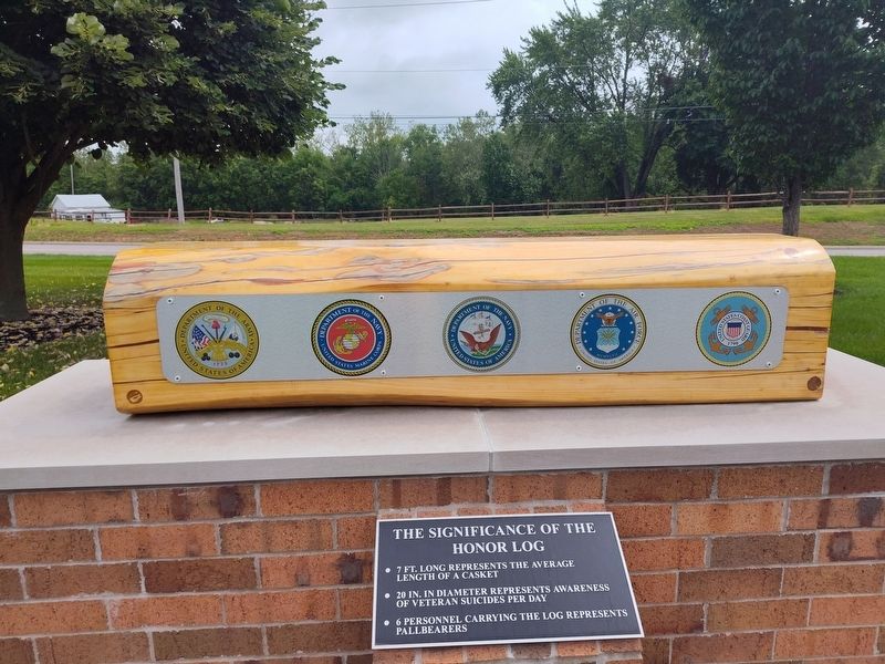 Honor Log Marker. Click for full size. Honor Log Marker image. Click for full size.