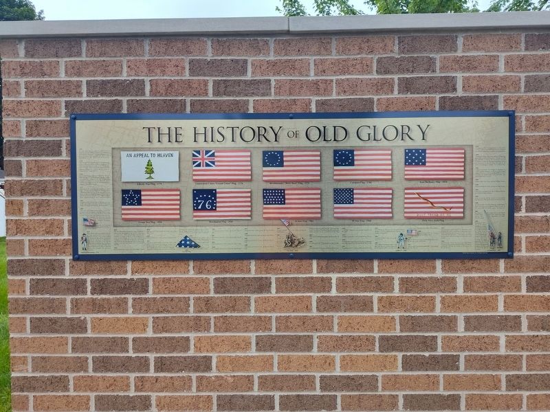 The History of Old Glory Marker image. Click for full size.