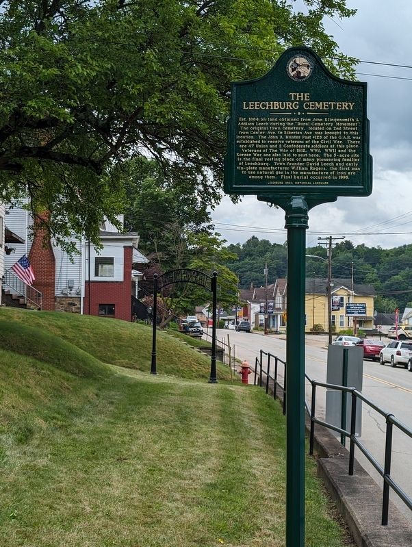 The Leechburg Cemetery Marker image. Click for full size.