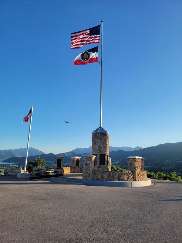 Wasach County Memorial Hill Veterans Monument. Click for full size. Wasach County Memorial Hill Veterans Monument image. Click for full size.