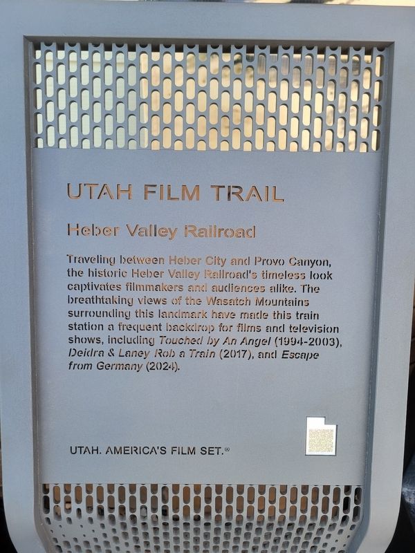 Heber Valley Railroad Marker image. Click for full size.