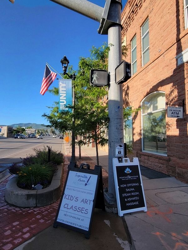 Heber Bank Block Building Marker image. Click for full size.