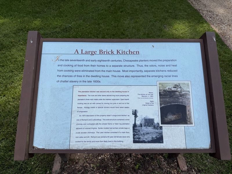 A Large Brick Kitchen Marker. Click for full size. A Large Brick Kitchen Marker image. Click for full size.