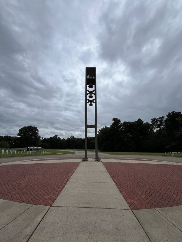 This Carillon is dedicated to all the Men and Women who have Served in the Armed Forces Marker image. Click for full size.