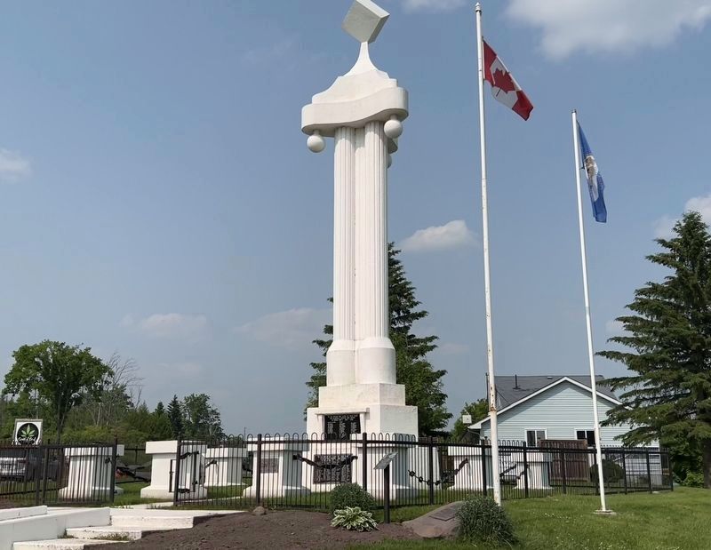 Alderville First Nation Cenotaph. Click for full size. Alderville First Nation Cenotaph image. Click for full size.