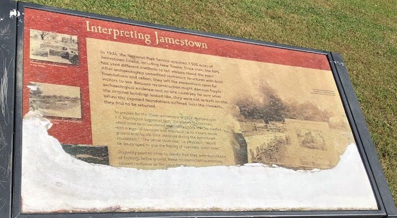 Interpreting Jamestown Marker. Click for full size. Interpreting Jamestown Marker image. Click for full size.
