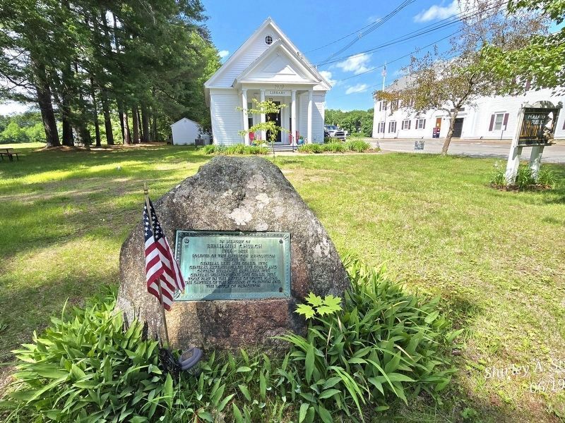 Benjamin Church Marker. Click for full size. Benjamin Church Marker image. Click for full size.
