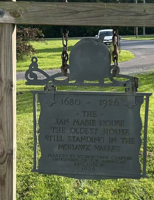 Jan Mabie House Marker. Click for full size. Jan Mabie House Marker image. Click for full size.