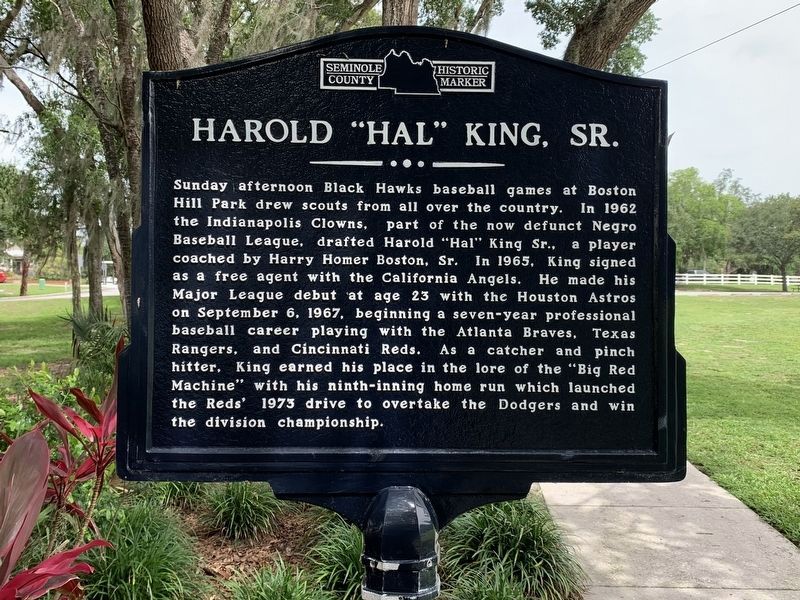 Harold "Hal" King, Sr. side of marker. Click for full size. Harold "Hal" King, Sr. side of marker image. Click for full size.