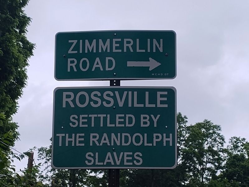 Rossville Marker image. Click for full size.
