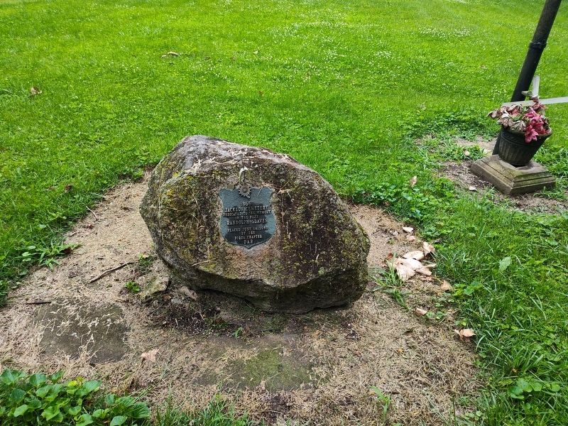 Jackson Cemetery Marker. Click for full size. Jackson Cemetery Marker image. Click for full size.