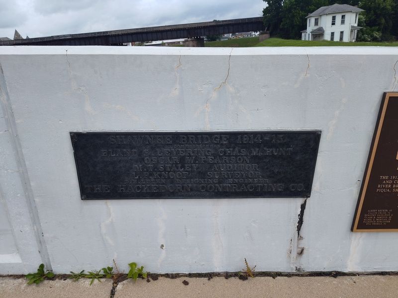 Shawnee Bridge Marker image. Click for full size.