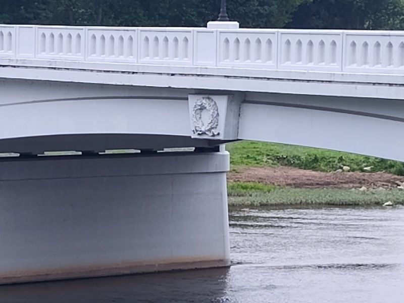 Shawnee Bridge Marker image. Click for full size.