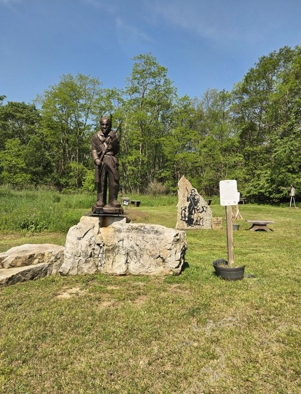 Meshach Browning and Marker image. Click for full size.
