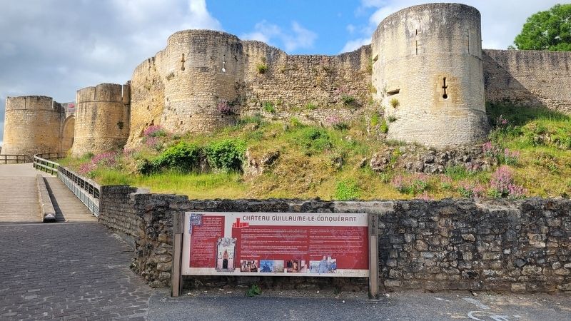 William the Conqueror’s Castle and Marker. Click for full size. William the Conqueror’s Castle and Marker image. Click for full size.