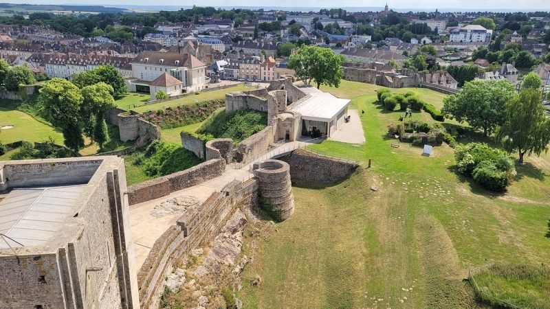 Looking down from the William the Conqueror’s Castle Tower. Click for full size. Looking down from the William the Conqueror’s Castle Tower image. Click for full size.