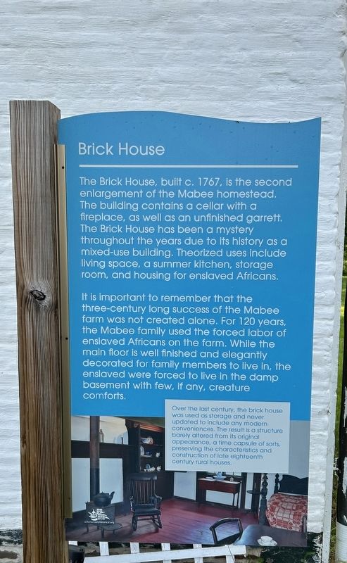 Brick House Marker image. Click for full size.