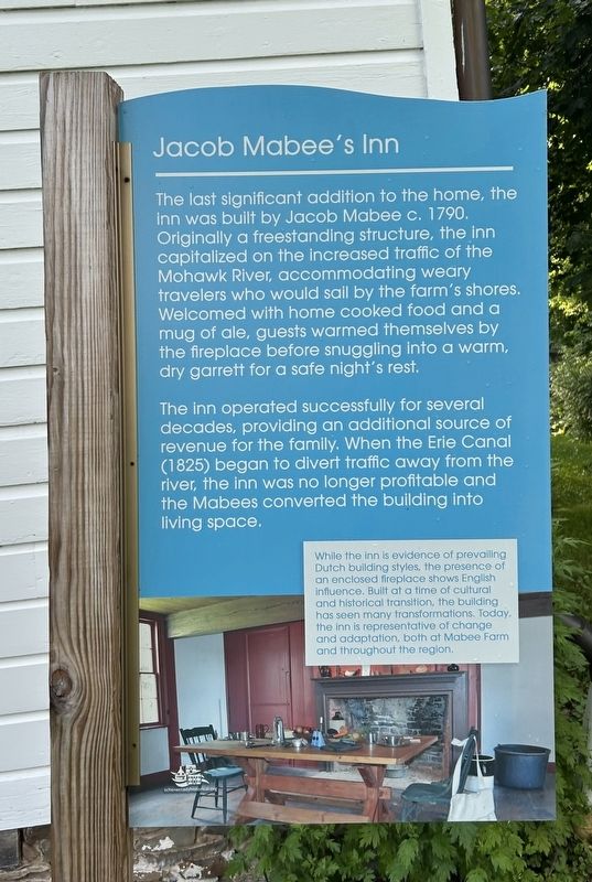 Jacob Mabee’s Inn Marker. Click for full size. Jacob Mabee’s Inn Marker image. Click for full size.