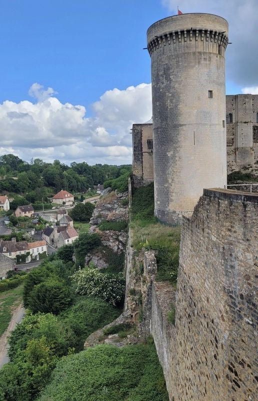 The exterior wall and the tower image. Click for full size.