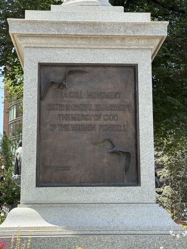 Seagull Monument Marker image. Click for full size.