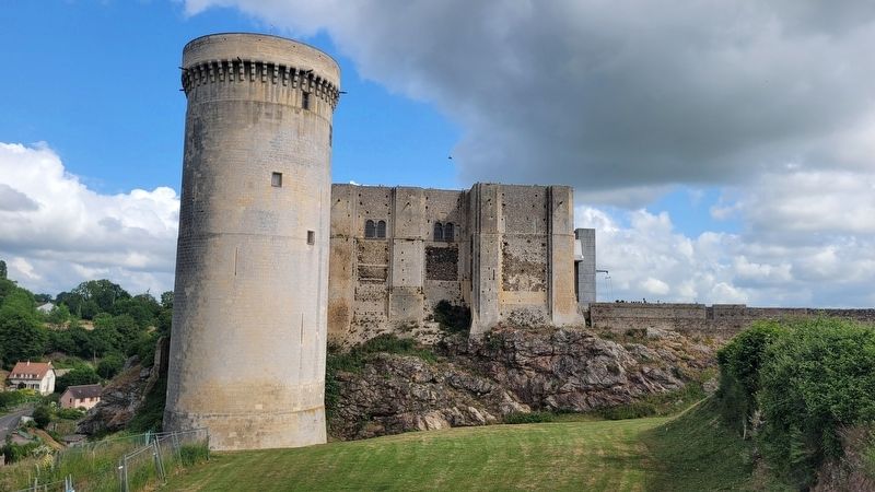 The view of the upper yard and tower. Click for full size. The view of the upper yard and tower image. Click for full size.