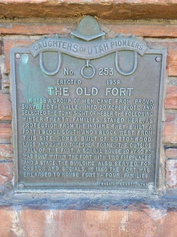The Old Fort Marker image. Click for full size.