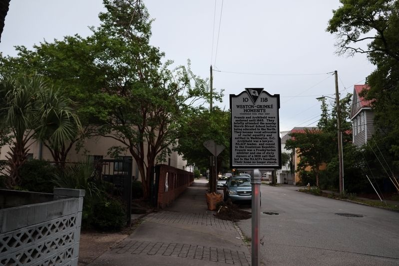 Weston~Grimke Homesite Marker. Click for full size. Weston~Grimke Homesite Marker image. Click for full size.