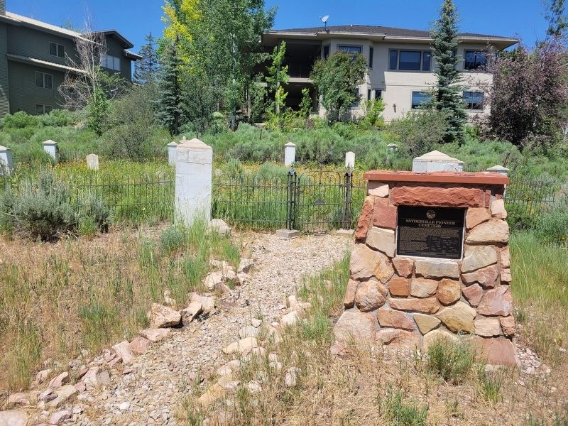 Snyderville Pioneer Cemetery Marker image. Click for full size.