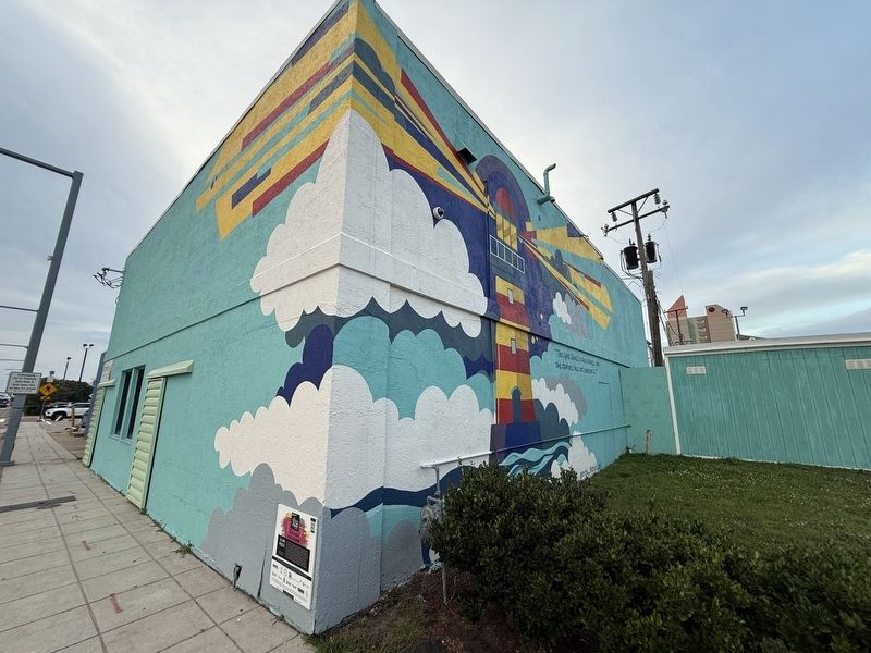 The mural by Devon Miller. Click for full size. The mural by Devon Miller image. Click for full size.