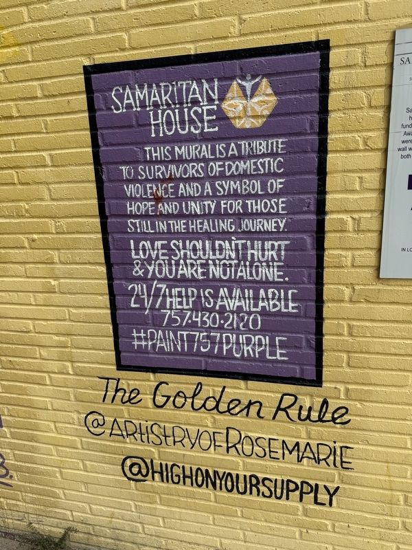 Close up of text on the mural. Click for full size. Close up of text on the mural image. Click for full size.