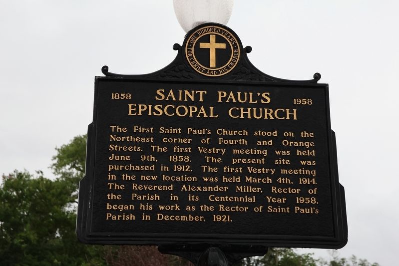 Saint Paul's Episcopal Church Marker. Click for full size. Saint Paul's Episcopal Church Marker image. Click for full size.