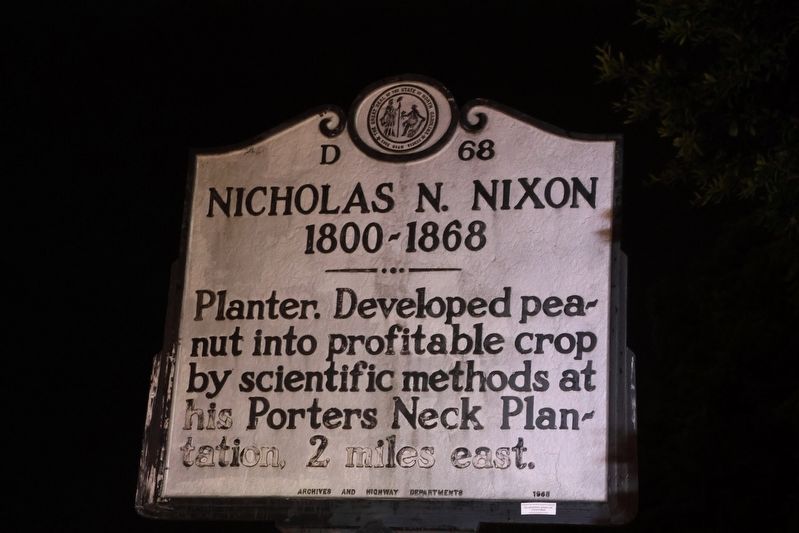Nicholas N. Nixon Marker. Click for full size. Nicholas N. Nixon Marker image. Click for full size.