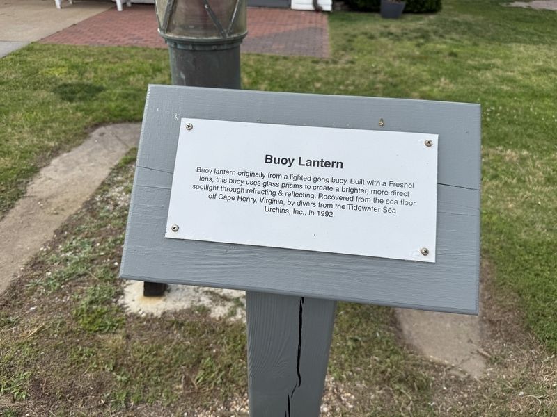 Buoy Lantern Marker. Click for full size. Buoy Lantern Marker image. Click for full size.