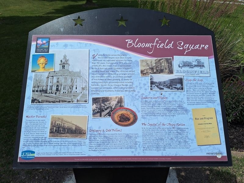 Bloomfield Square Marker. Click for full size. Bloomfield Square Marker image. Click for full size.