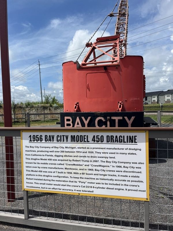 1956 Bay City Model 450 Dragline Marker image. Click for full size.