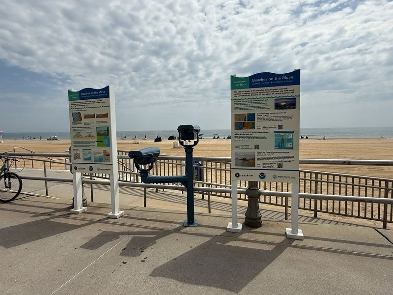Beaches on the Move Marker. Click for full size. Beaches on the Move Marker image. Click for full size.