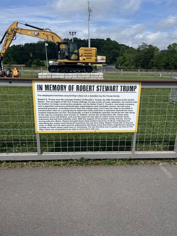 In Memory of Robert Stewart Trump Marker. Click for full size. In Memory of Robert Stewart Trump Marker image. Click for full size.