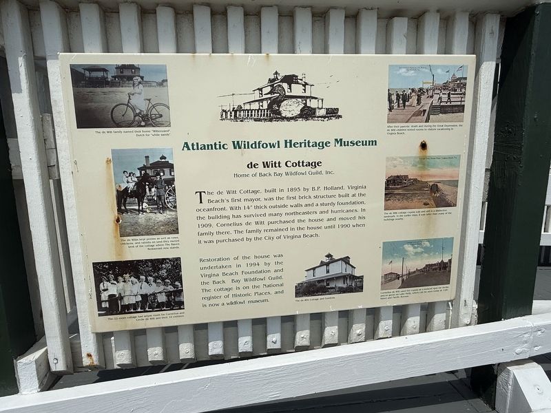 de Witt Cottage Marker. Click for full size. de Witt Cottage Marker image. Click for full size.