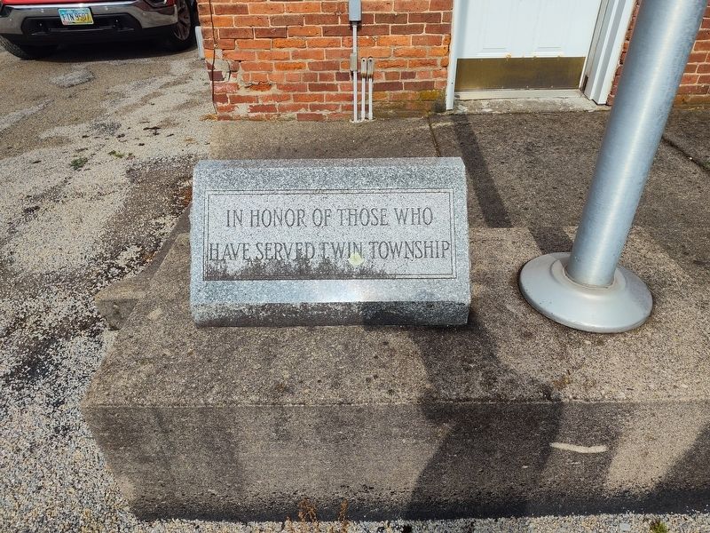 Twin Township Marker. Click for full size. Twin Township Marker image. Click for full size.