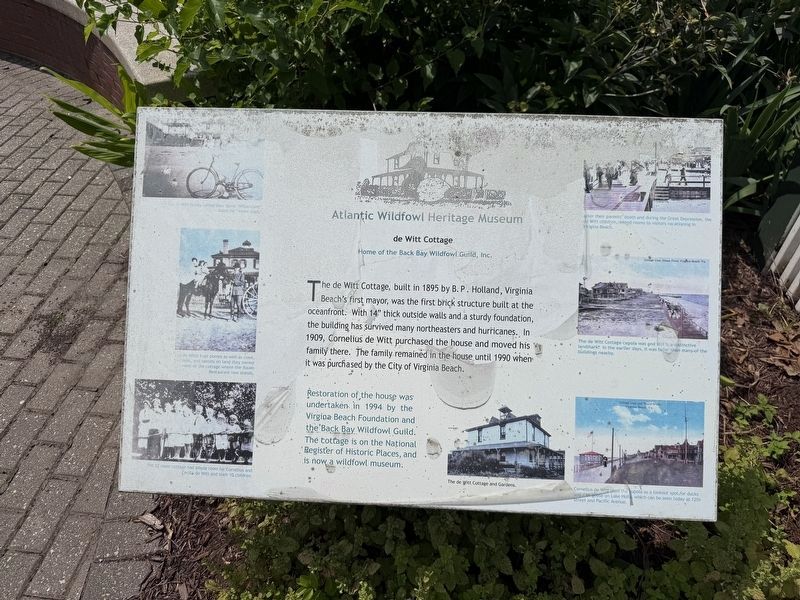 de Witt Cottage Marker. Click for full size. de Witt Cottage Marker image. Click for full size.