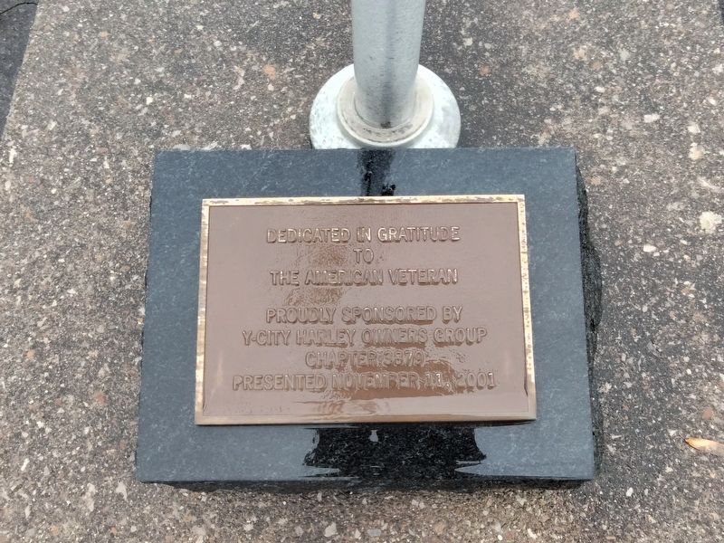 Veterans Memorial Marker image. Click for full size.