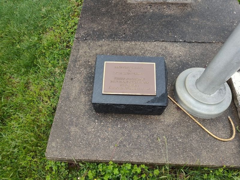 Veterans Memorial Marker. Click for full size. Veterans Memorial Marker image. Click for full size.